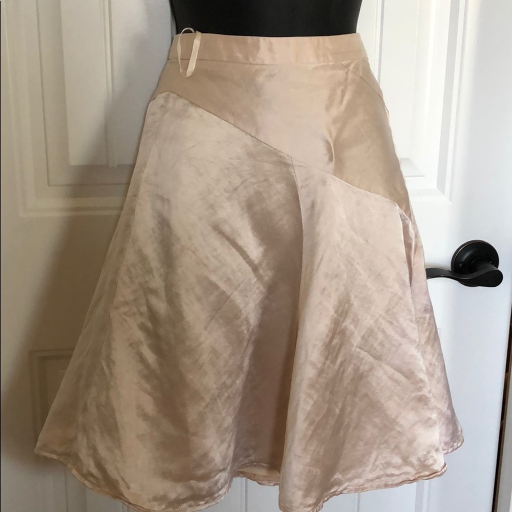Banana Republic Linen Skirt - Champagne